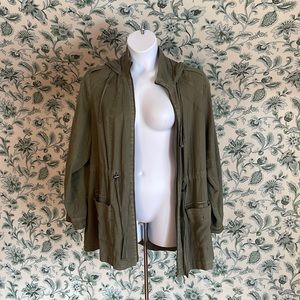 Torrid Green Jacket Sz 2